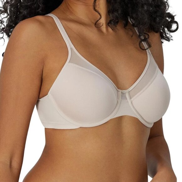 Bali One Smooth U Ultra Light Underwire Bra 36DD Sandshell DF3439 NWT - Picture 1 of 10
